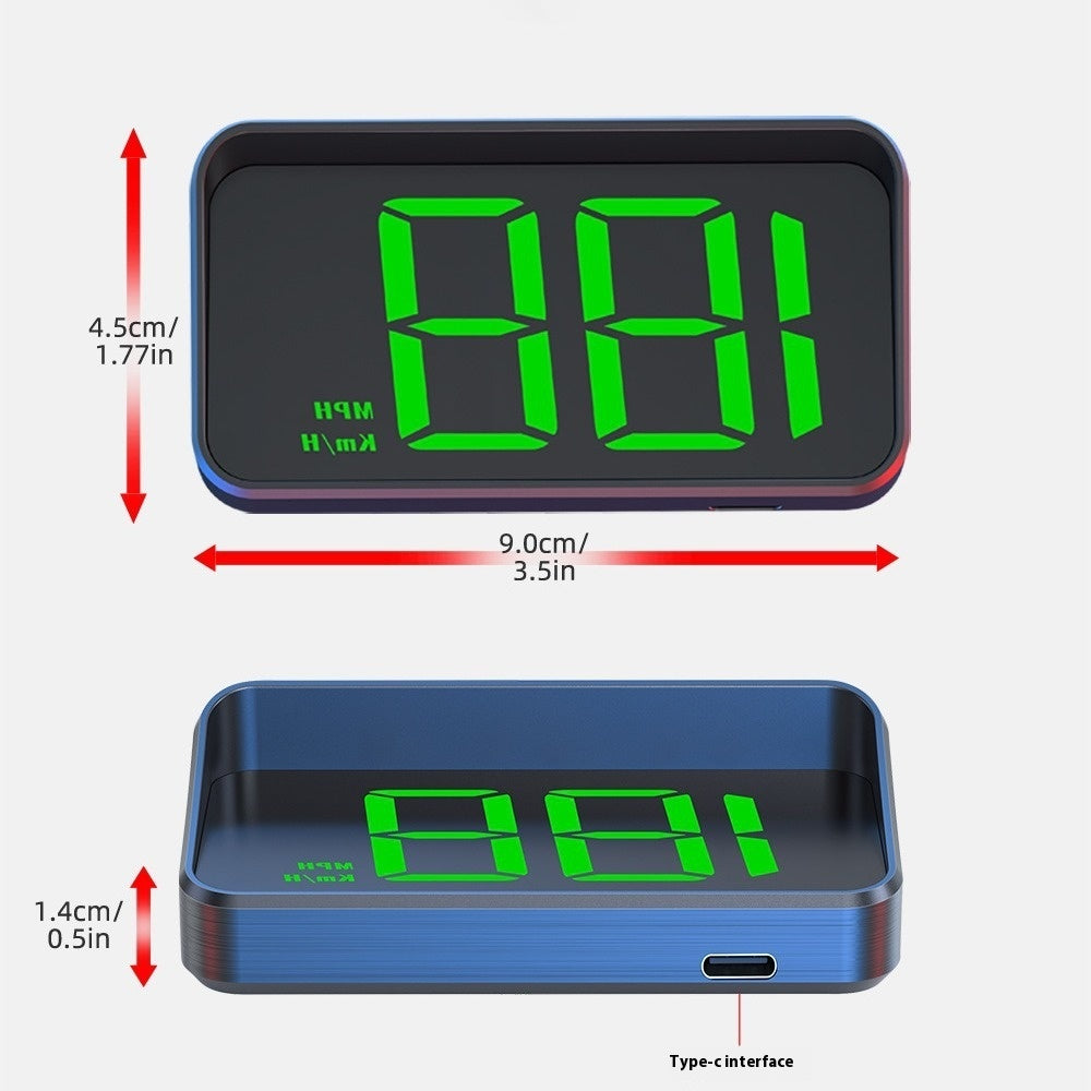 spedometer heads up display