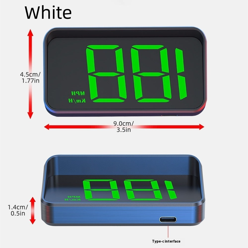 spedometer heads up display